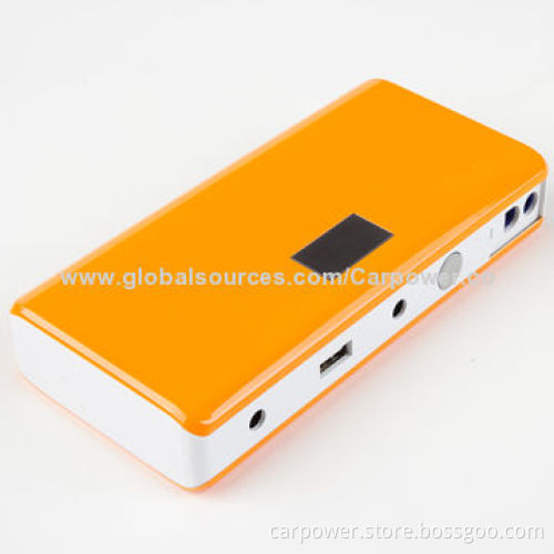 LCD display car jump starter, 12V vehicle, 12,000mAh, fit for mobile, laptop, MP3/4 players